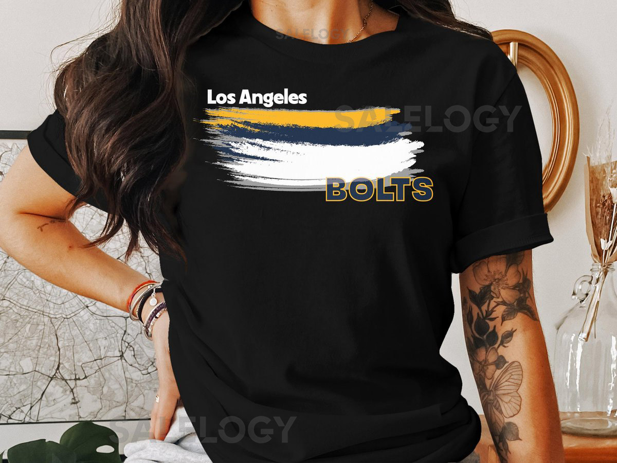 Los Angeles Chargers Football Color Swoosh Short-Sleeve Long-Sleeve T-Shirts_518