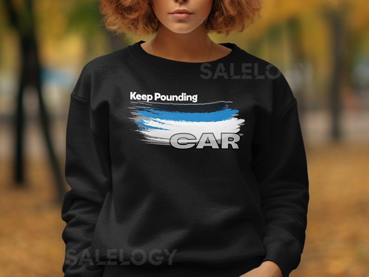 Carolina Panthers Keep Pounding Football Color Swoosh Sweatshirts Hoodies_395