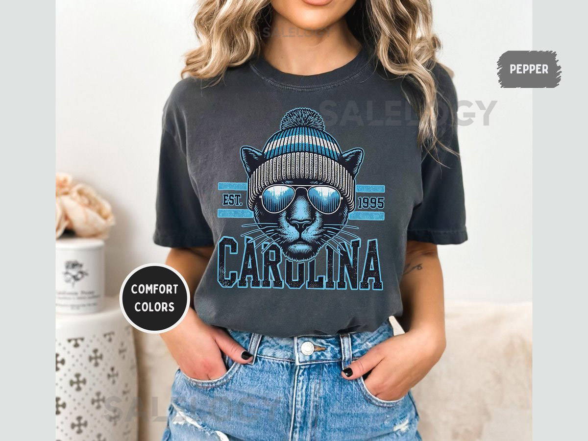 Carolina Football Comfort Colors T-shirt Game Day Apparel Carolina Football Shirt Graphic Tee for Men and Women_319