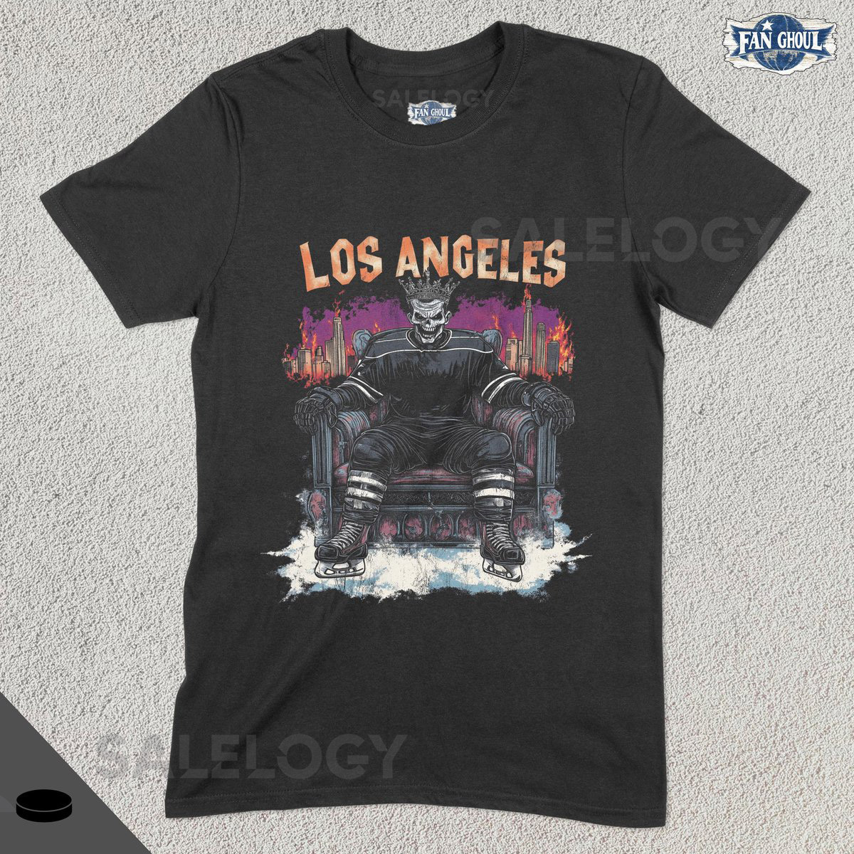 Los Angeles Hockey Shirt Retro Team Sports Tee Sports Clothing Hockey Fan Gift Hockey Lover Apparel Vintage Hockey Merch LA King Shirt_288