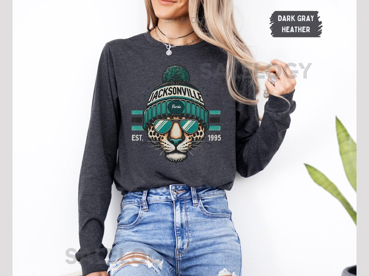 Jacksonville Football Long Sleeve Tee Fan Shirt Team Spirit Apparel Football Game Day Top Sports Fan Gift Jackso_598