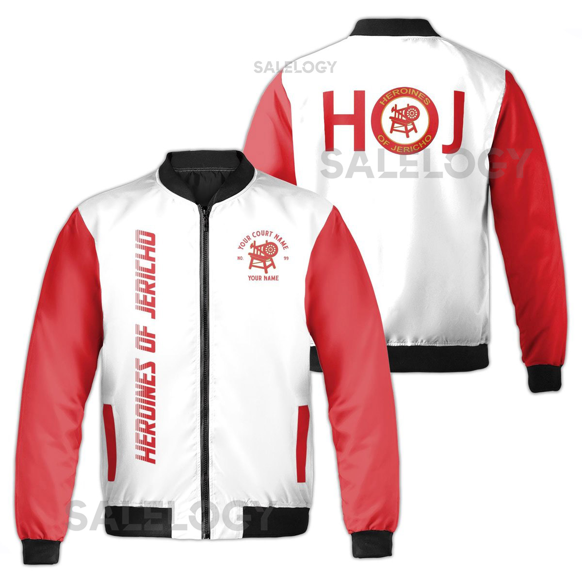 Customized Name Heroines of Jericho Bomber Jacket S-5XL_77