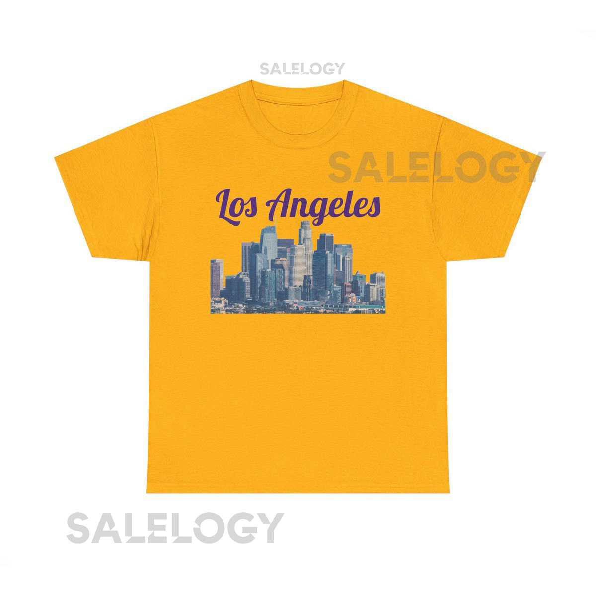 Los Angeles Cityscape Cotton Tee shirt_276