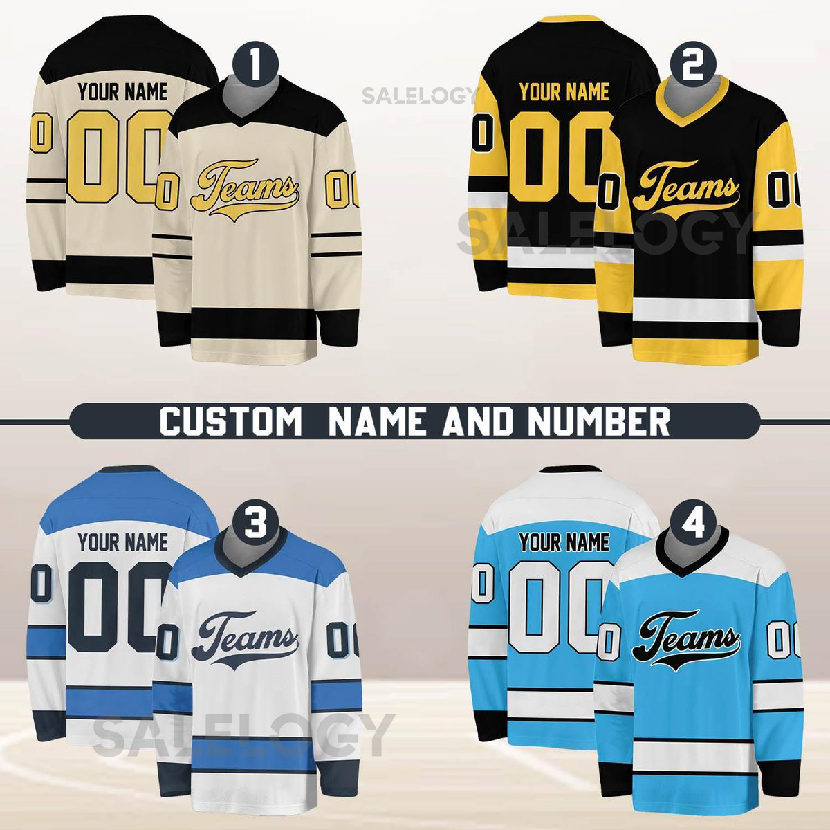 Personalized Team Name Number Hockey Jersey Custom Name Hockey Jersey Hockey Jersey Uniform For Hockey Fans Hockey Lovers_29