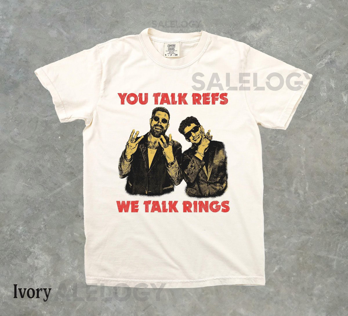 Kansas City Chiefs We Talk Rings Shirt For Chiefs Fan 3Peat T-Shirt Travis Kelce Patrick Mahomes T-Shirt Vintage Chiefs Ref Shirt Retro Tee_326