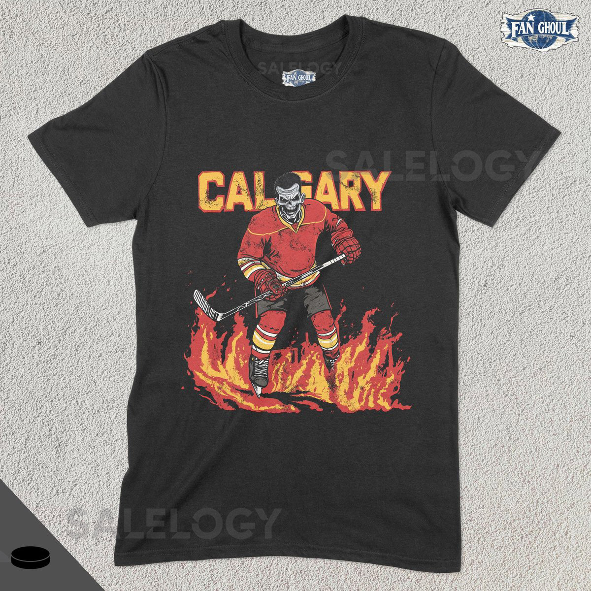 Calgary Hockey Shirt Calgary Flame Sports Tee Ice Hockey Team Clothing Hockey Fan Gift Hockey Lover Apparel Vintage Calgary Alberta_52