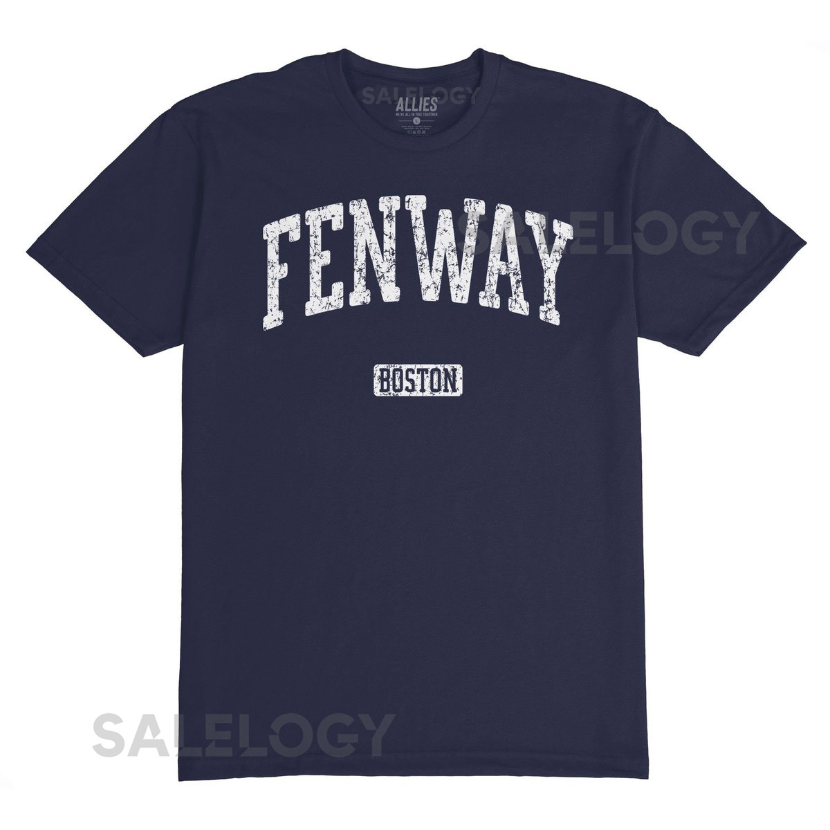 Fenway Boston T-Shirt Retro Boston Distressed Print Tee Vintage Boston Gift for Men Fenway Park Shirt Unisex Boston Style_303