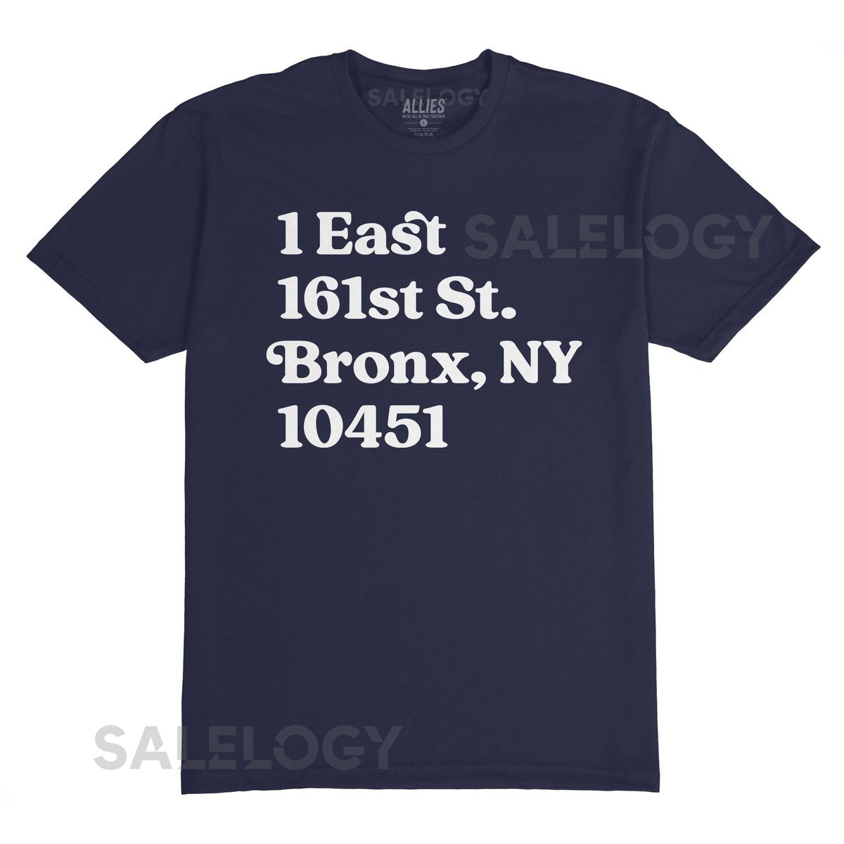 New York Baseball Stadium Bronx T-Shirt NYC Stadium Address Fan Tee Vintage Retro NY Gift Unisex Baseball Style_659