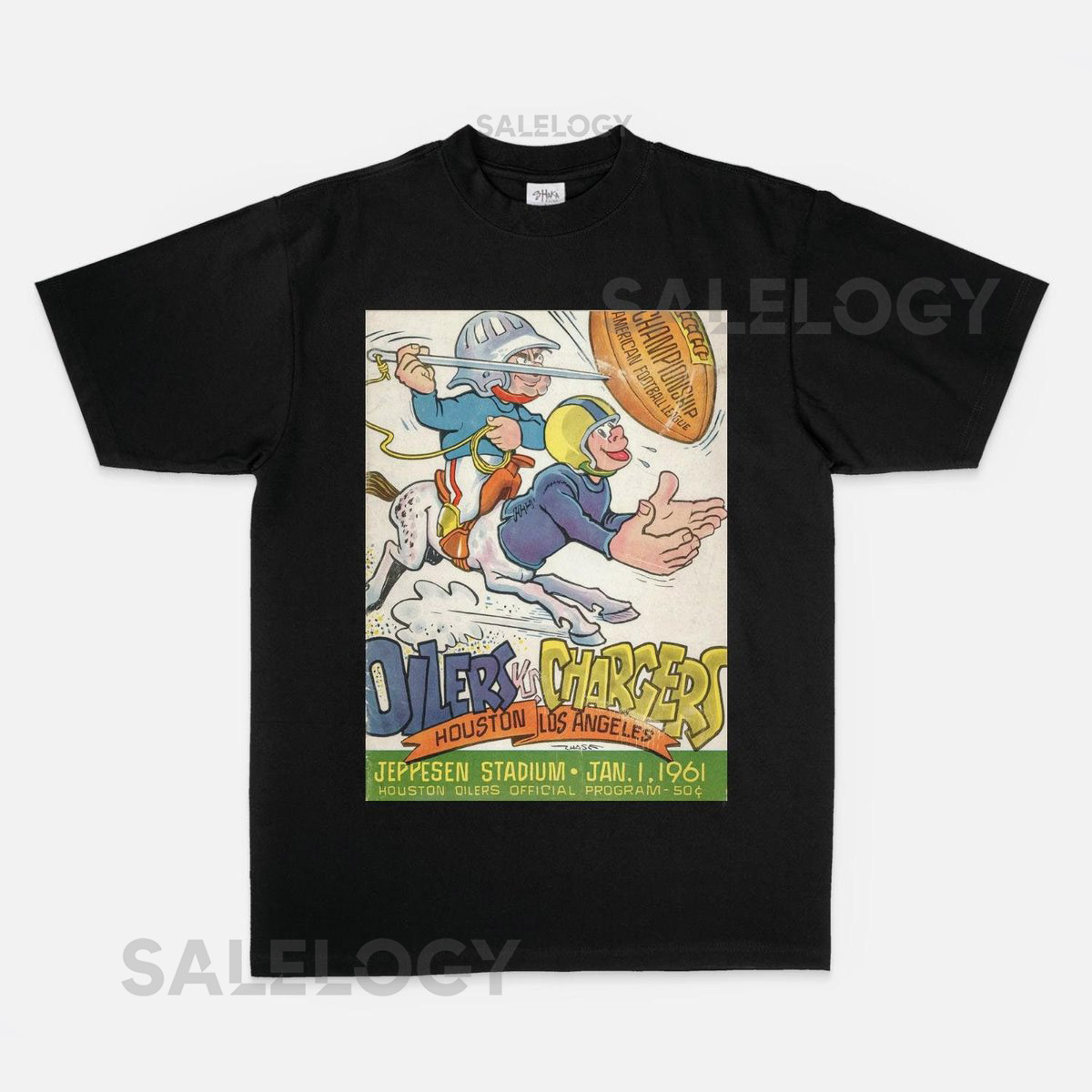 Houston OilersHouston TexansLos AngelesSan Diego ChargersRetroVintageNFLSportsT ShirtHoodieApparelC_285