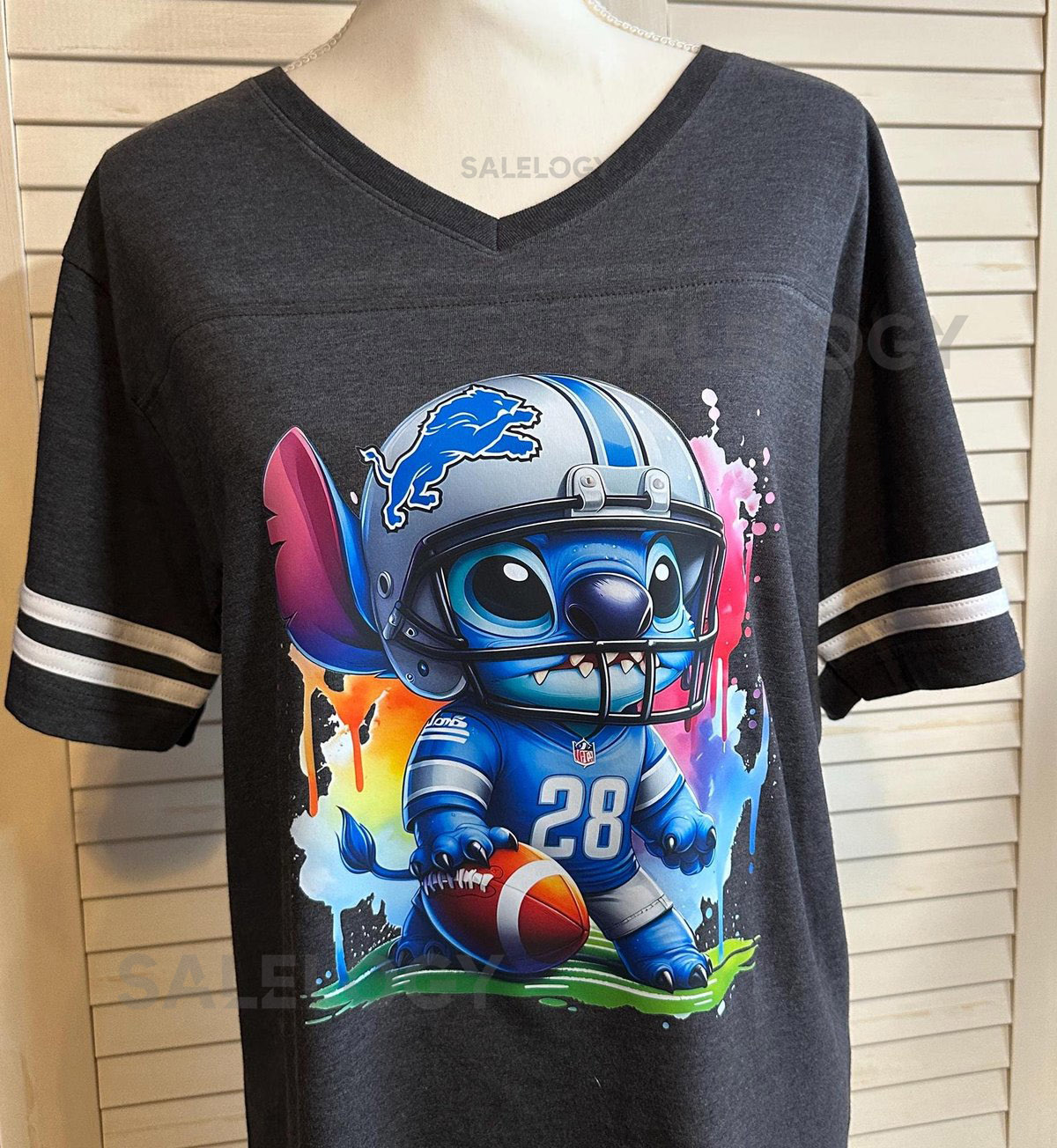 Detroit Lions Football Playoff Vibes Super Bowl vibes T-Shirt Crew V-neck Jersey Varsity Adult_227