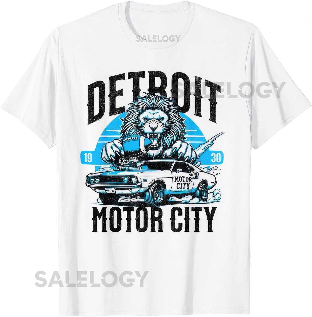 Detroit Motor City USA T Shirt_198