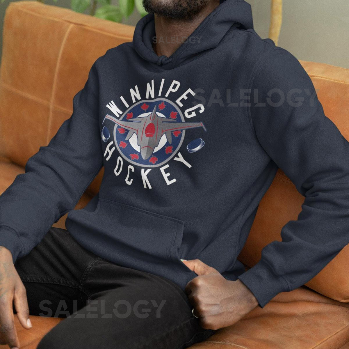 Winnipeg Hockey Hoodie Jets Long Sleeve Fan Gift_801