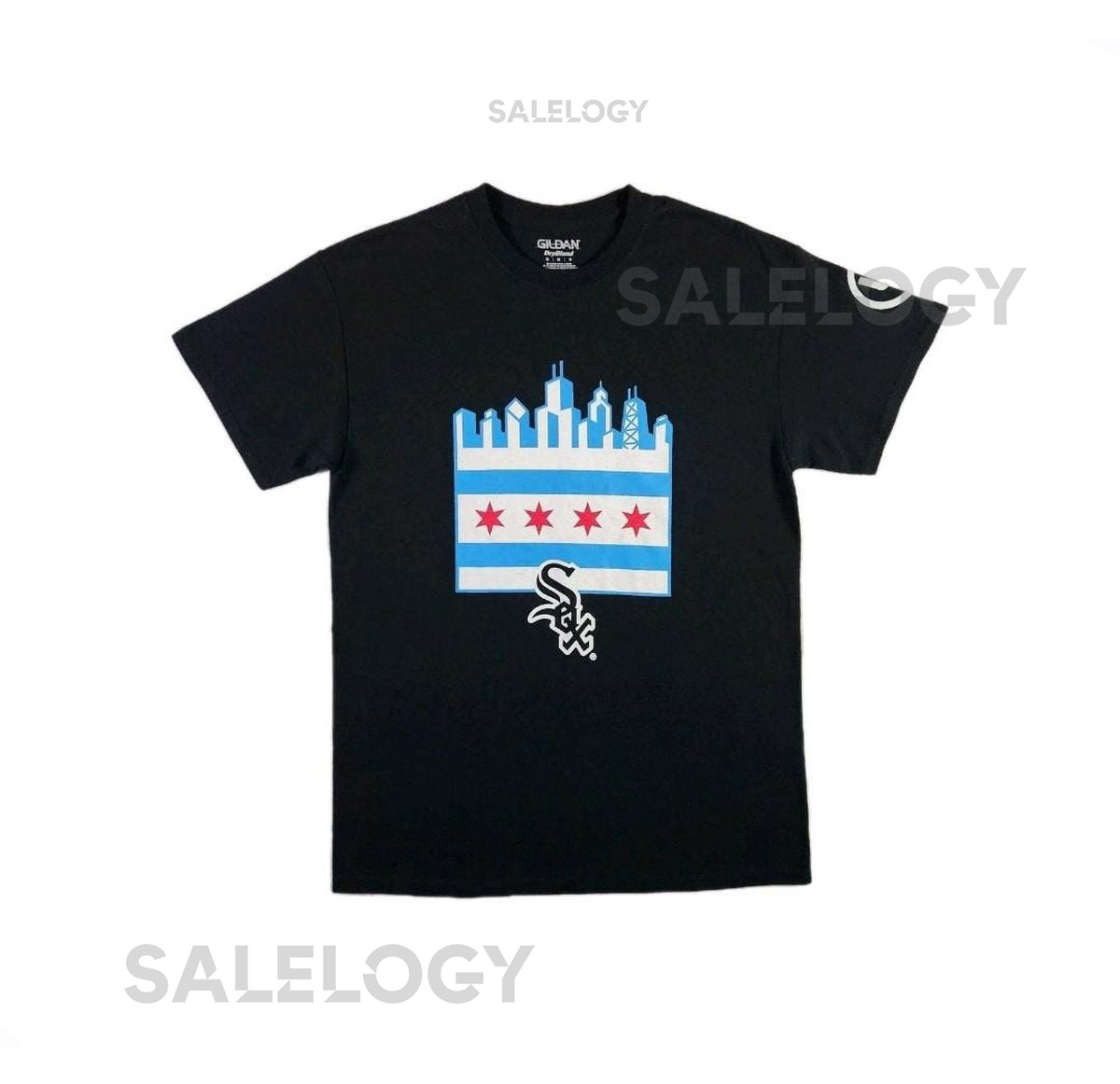 Chicago White Sox T-shirt Medium Black - MLB Baseball Sportswear Athletic Apparel Gift For Sports Fan Unisex Retro Style Fanwear Tee_242