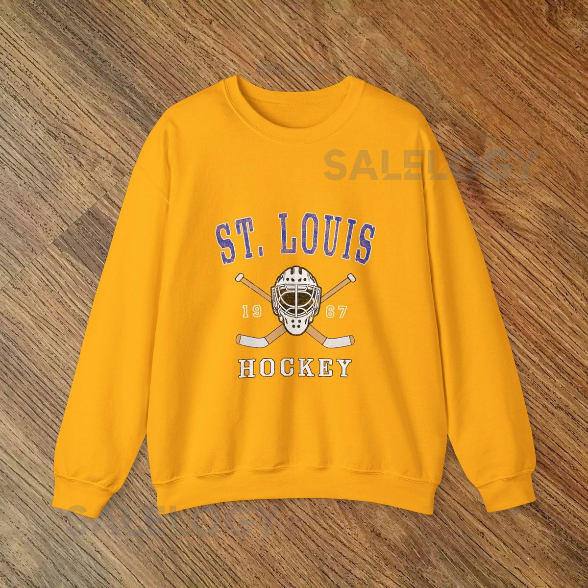 St. Louis Hockey Crewneck Sweatshirt Cozy Winter Sports Apparel_526