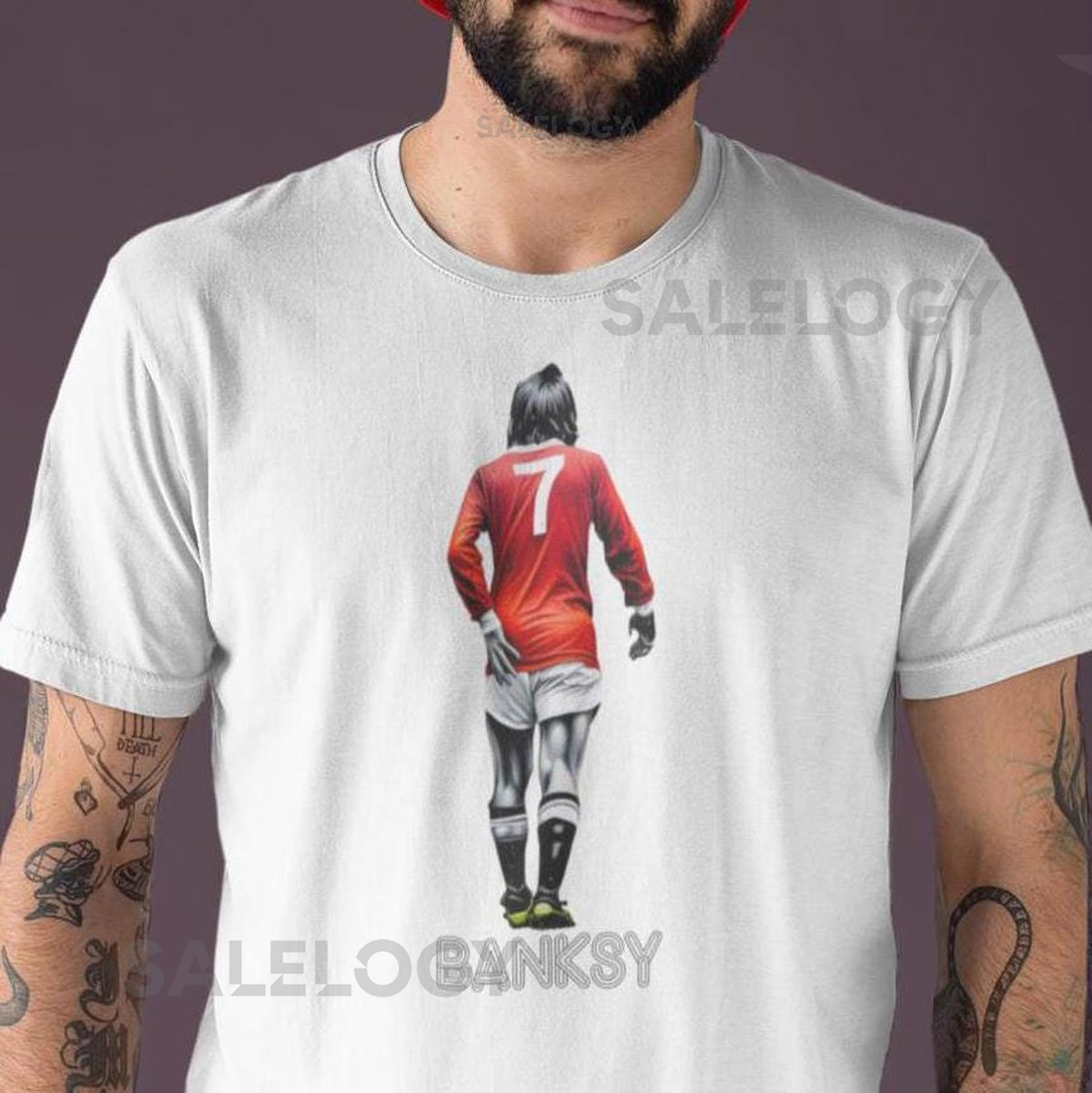 Banksy Shirt Banksy George Best T-Shirt Best Tee Manchester United Tee Shirt Heavyweight Unisex Crewneck T-shirt_48
