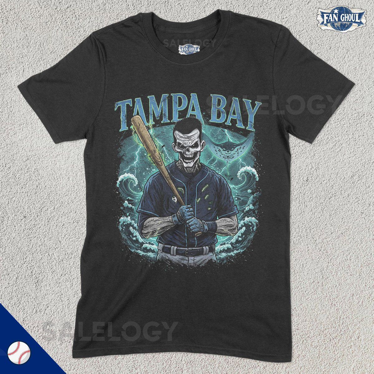 Tampa Bay Baseball Shirt Florida Baseball Sports Team Clothing Baseball Fan Gift Baseball Lover Apparel Vintage Baseball Ray_166