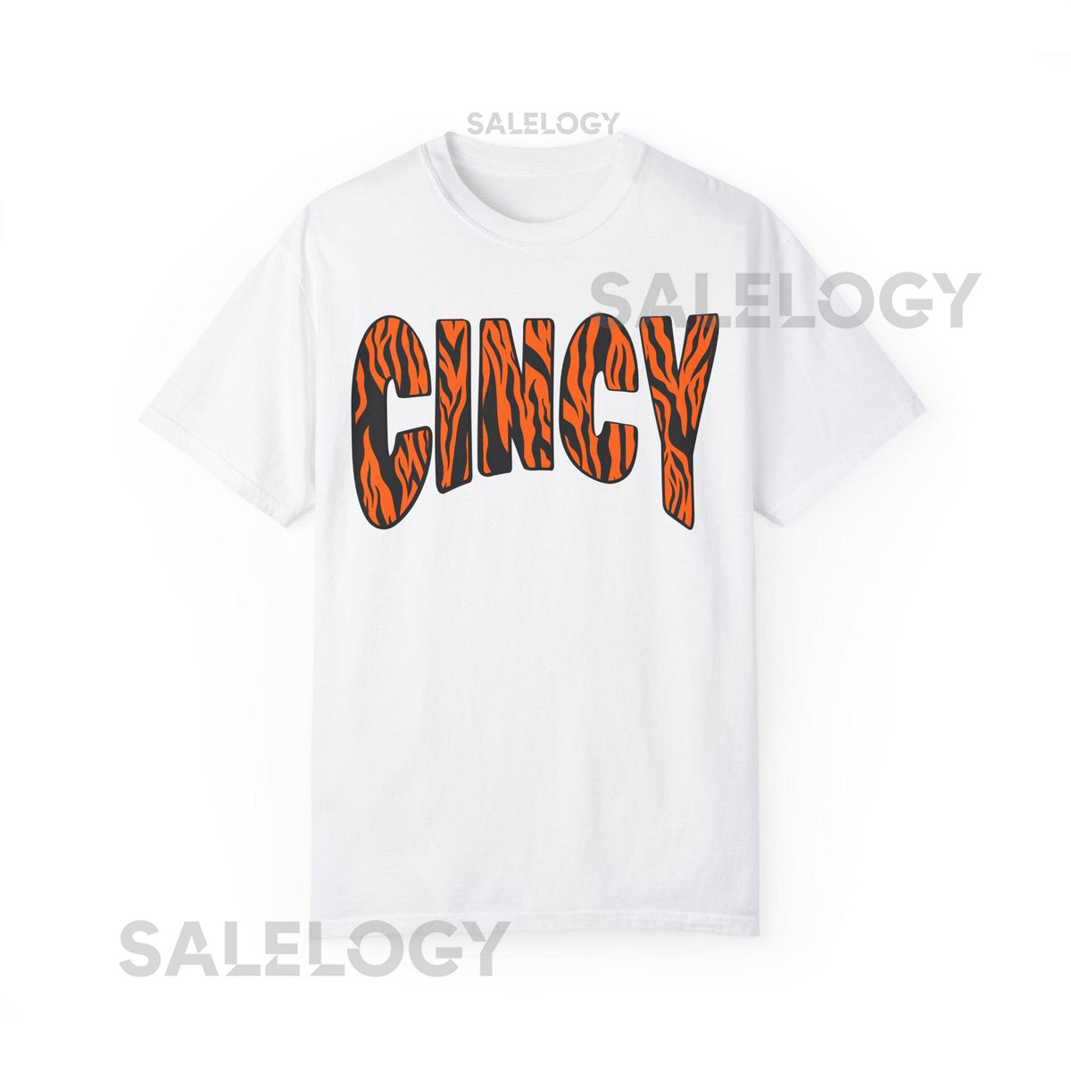 Cincy Tiger Stripe T-Shirt Cincinnati Bengals Fan Tee_570