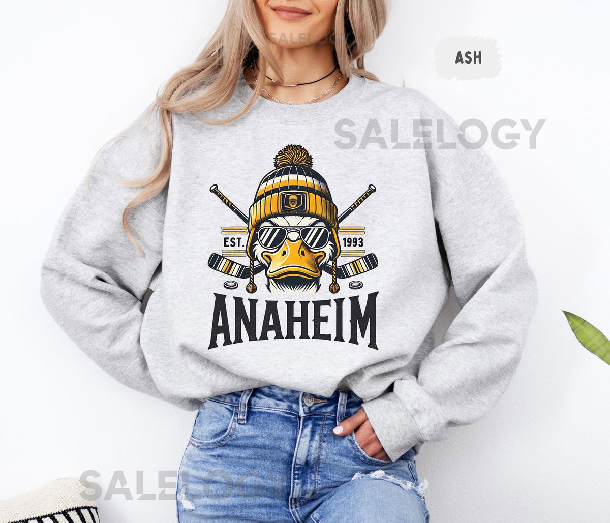 Anaheim Hockey Sweatshirt Unisex Crewneck Jumper Team Fan Apparel Sports Lover Gift Long Sleeve Pullover_25