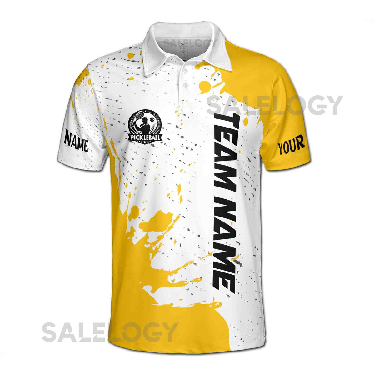 Personalized Name Team Always Pickleball Season Men's Polo Shirt S-5XL_574