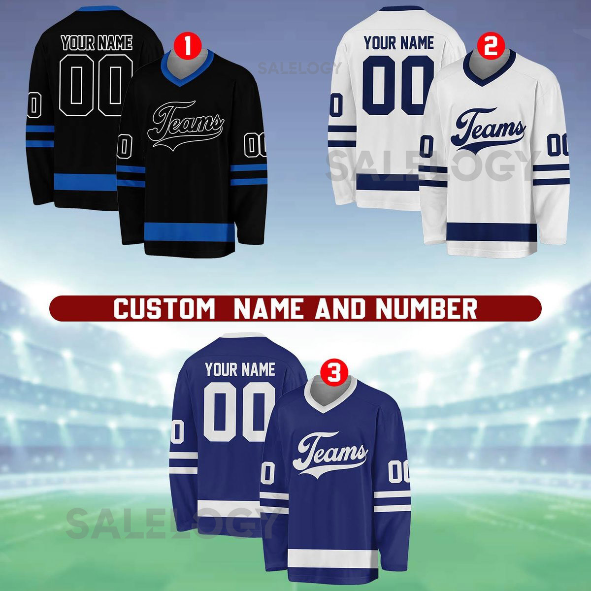 Personalized Team Name Number Hockey Jersey Custom Name Hockey Jersey Hockey Jersey Uniform For Hockey Fans Hockey Lovers_34