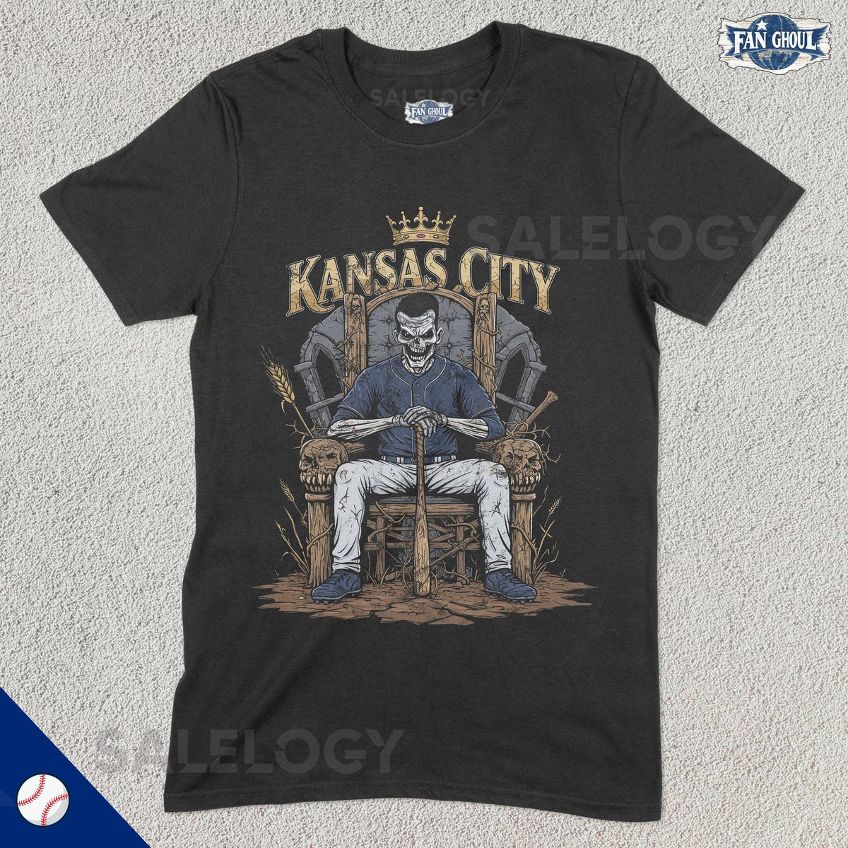 Kansas City Baseball Shirt Missouri Baseball Sports Team Clothing Baseball Fan Gift Baseball Lover Apparel Vintage Baseball Royal_345
