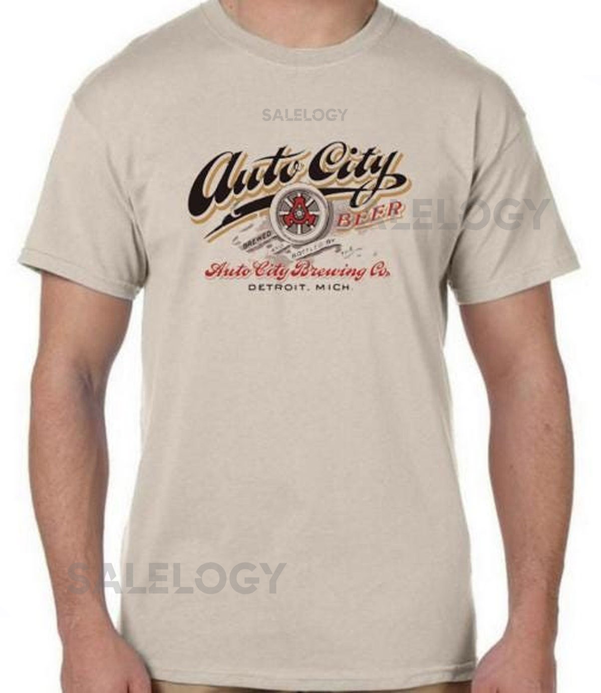 Auto City Beer T Shirt GT022 Unisex Style 100 Cotton Beige_24