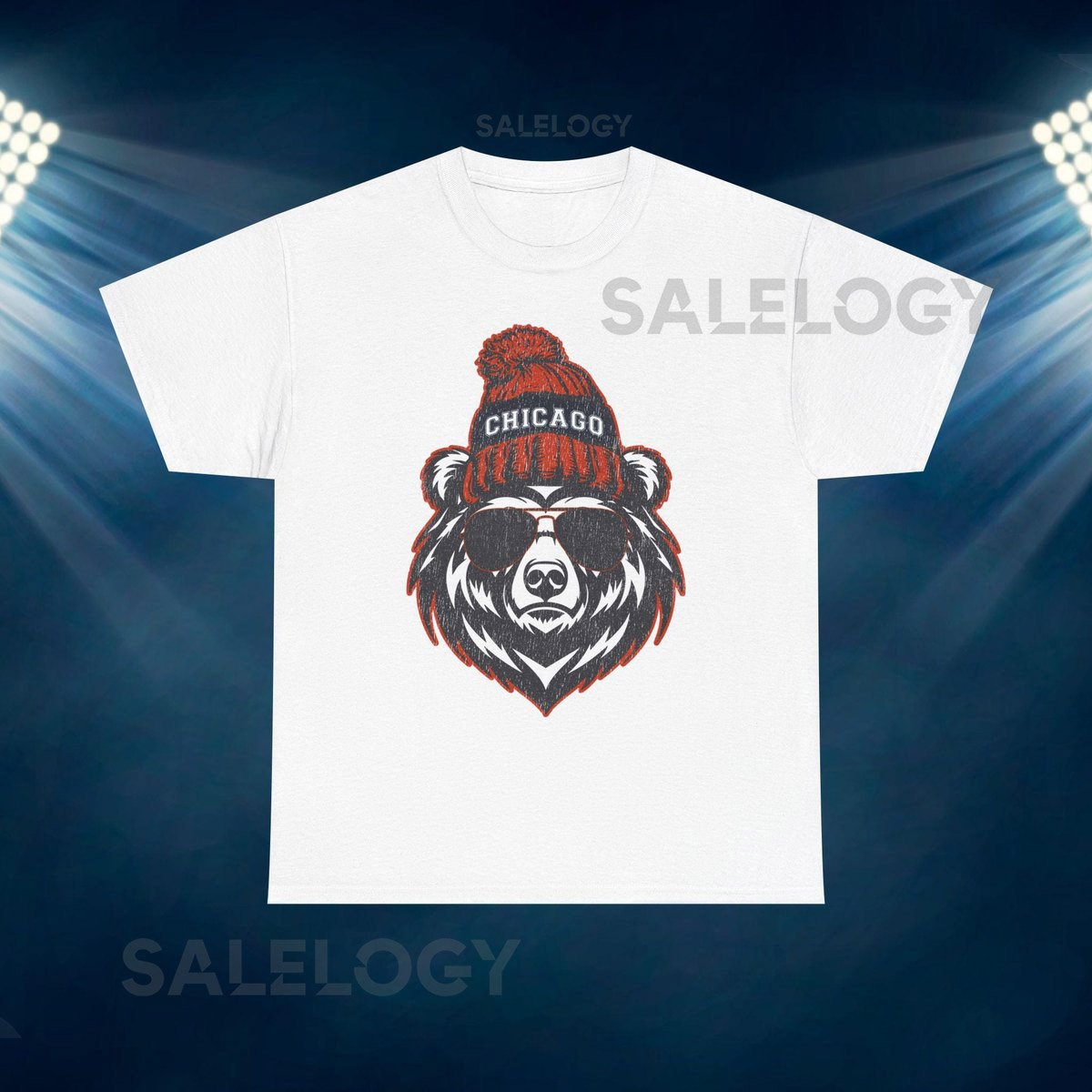 Chicago Football Shirt Bears Tee Chicago Fan Shirts Football T-shirt Chicago Shirt Game Day_463