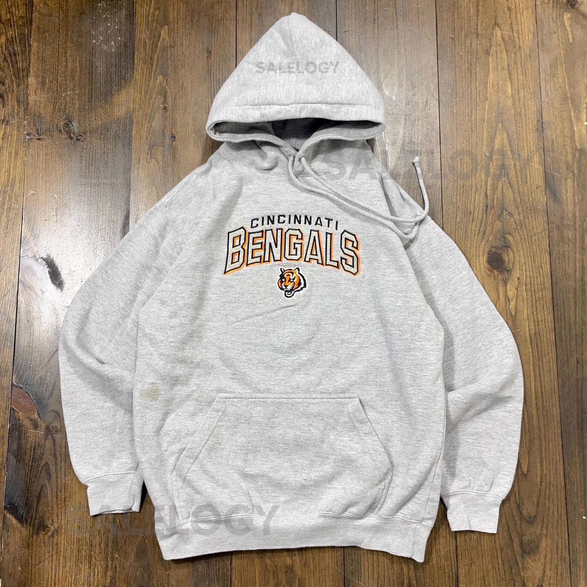 Vintage 1990s Cincinnati Bengals NFL American Football Hoodie Sweatshirt size Medium_895