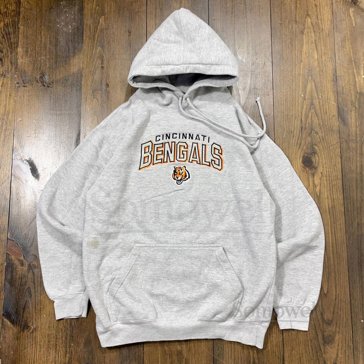 Vintage 1990s Cincinnati Bengals NFL American Football Hoodie Sweatshirt size Medium_895