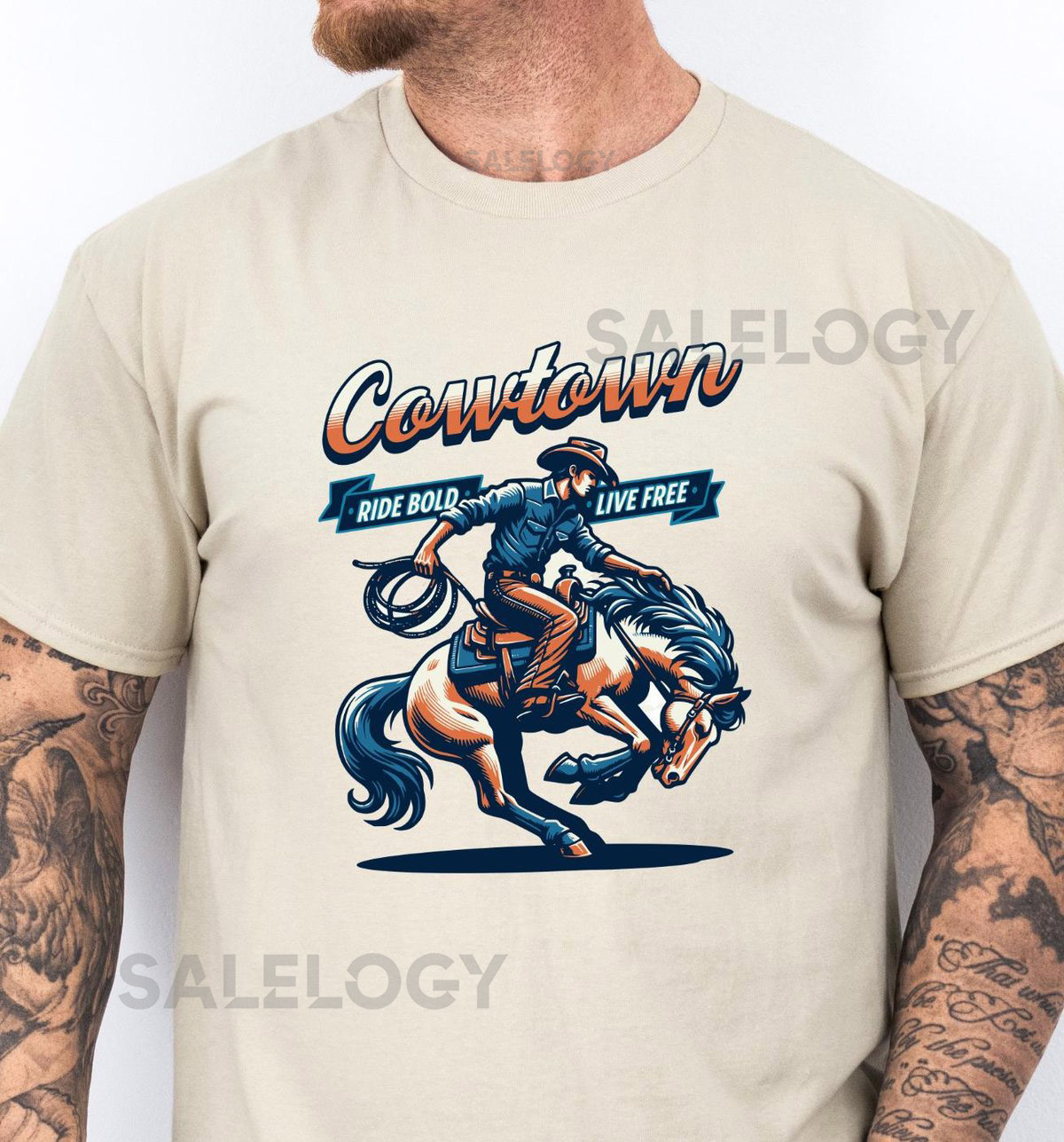 Calgary Rodeo T-Shirt Cowtown Graphic Tee Calgary Stampede Apparel Gift for Cowboys Alberta Ranchers and Rodeo Lovers Bronc Rider Shirt_57