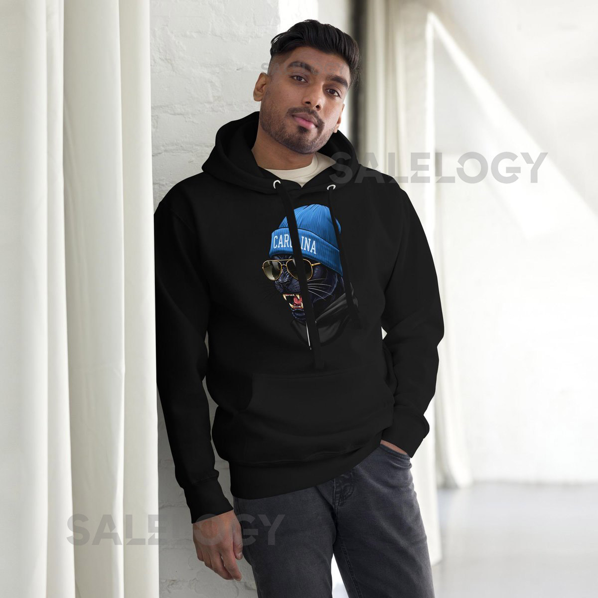Carolina Spirit Animal Football Fan Panther Mascot Unisex Hoodie_412
