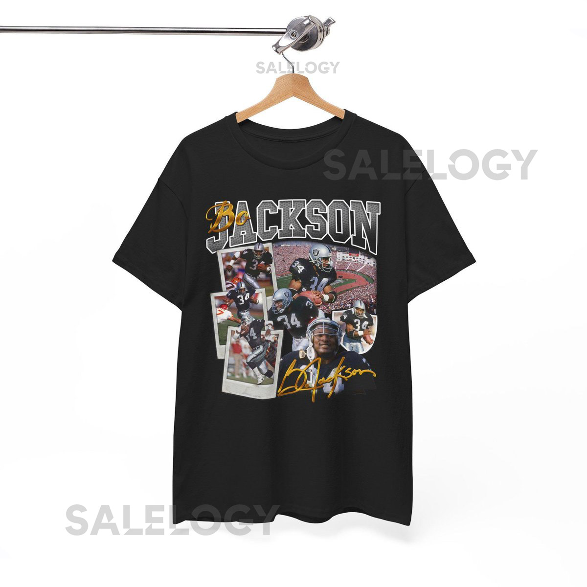 Bo Jackson v1 Oakland Los Angeles Las Vegas Davante Adams Charles Woodson Howie Long Tim Brown Jack Jones Coach AP Madden Vintage NFL Shirt_37