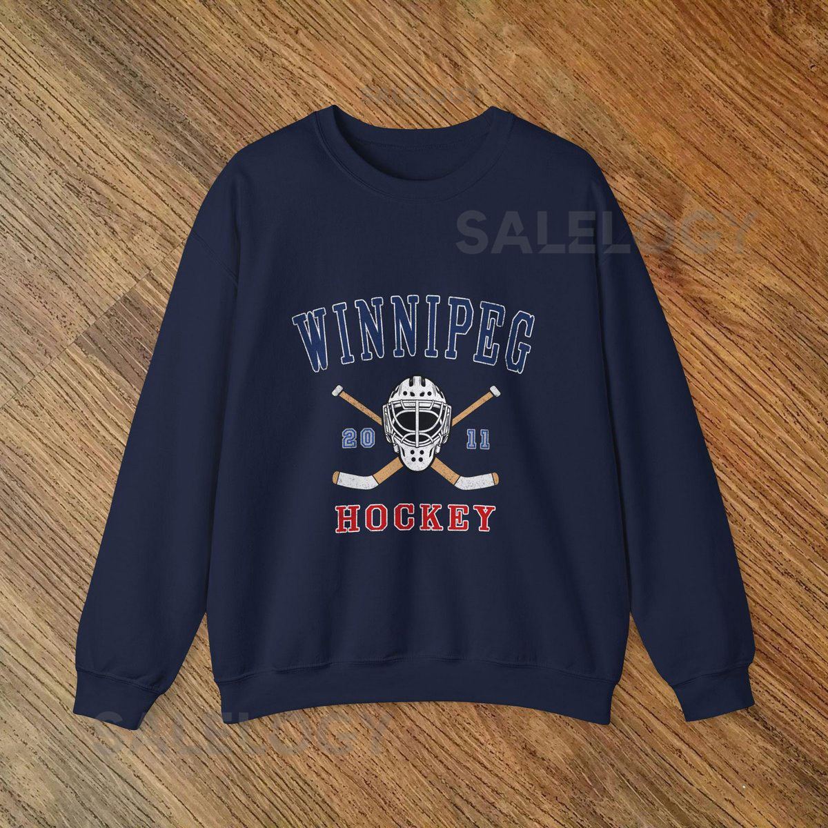 Winnipeg Hockey Crewneck Sweatshirt Retro NHL Winter Apparel_799