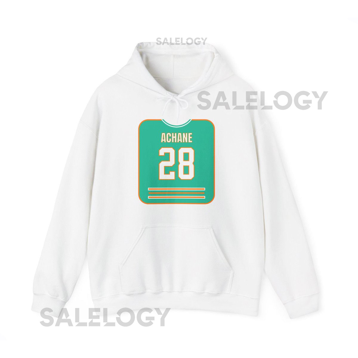 De'Von Achane Miami Dolphins NFL Jersey Sweatshirt_284