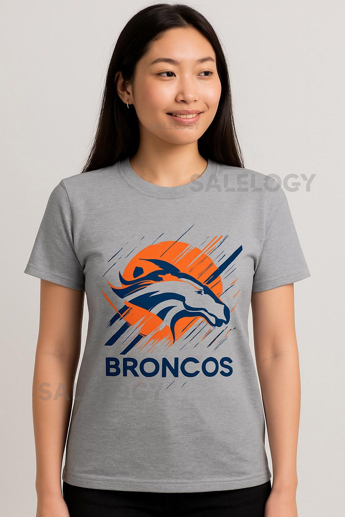 Denver Broncos Abstract T-Shirt_295