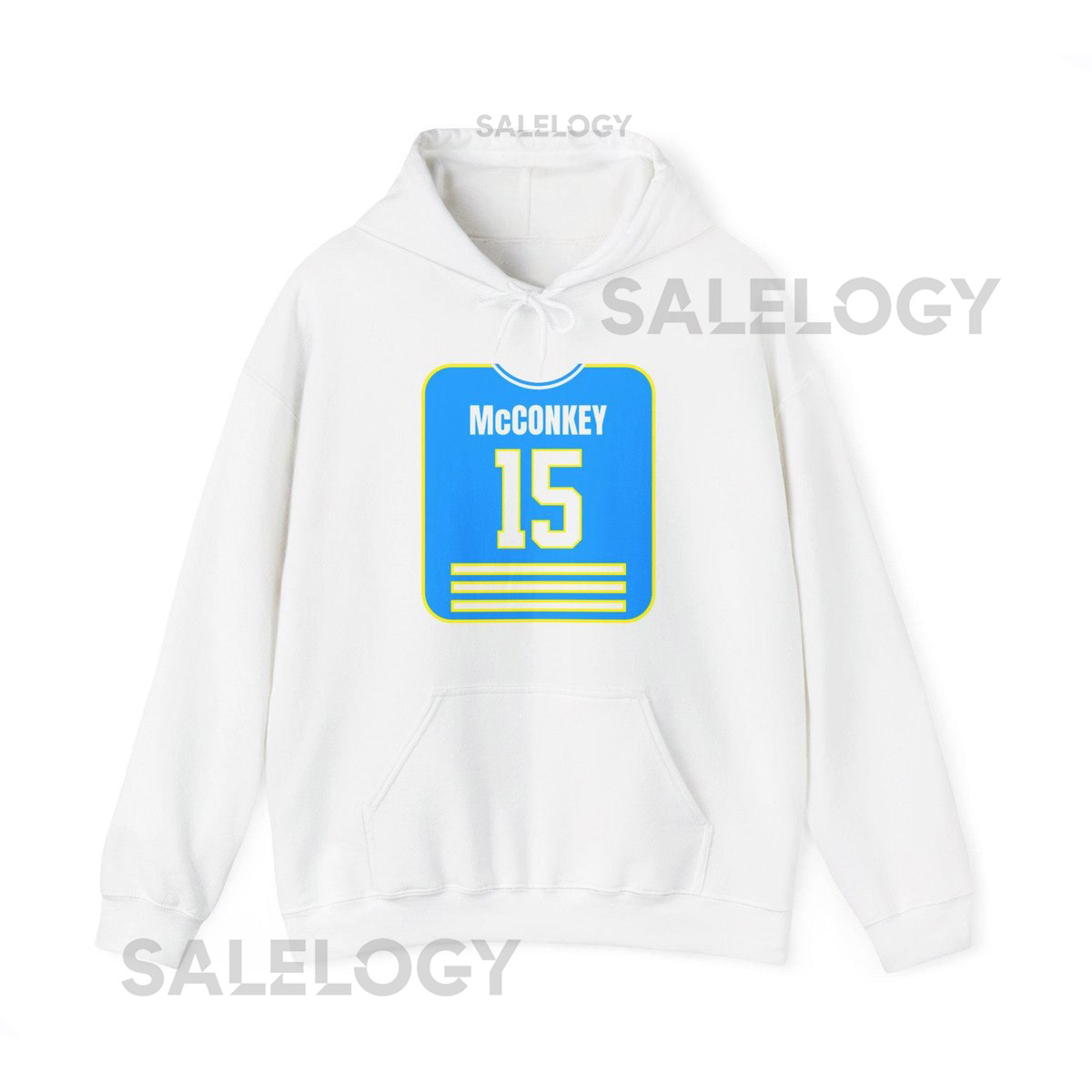 Ladd McConkey Los Angeles Chargers NFL Jersey Sweatshirt_56
