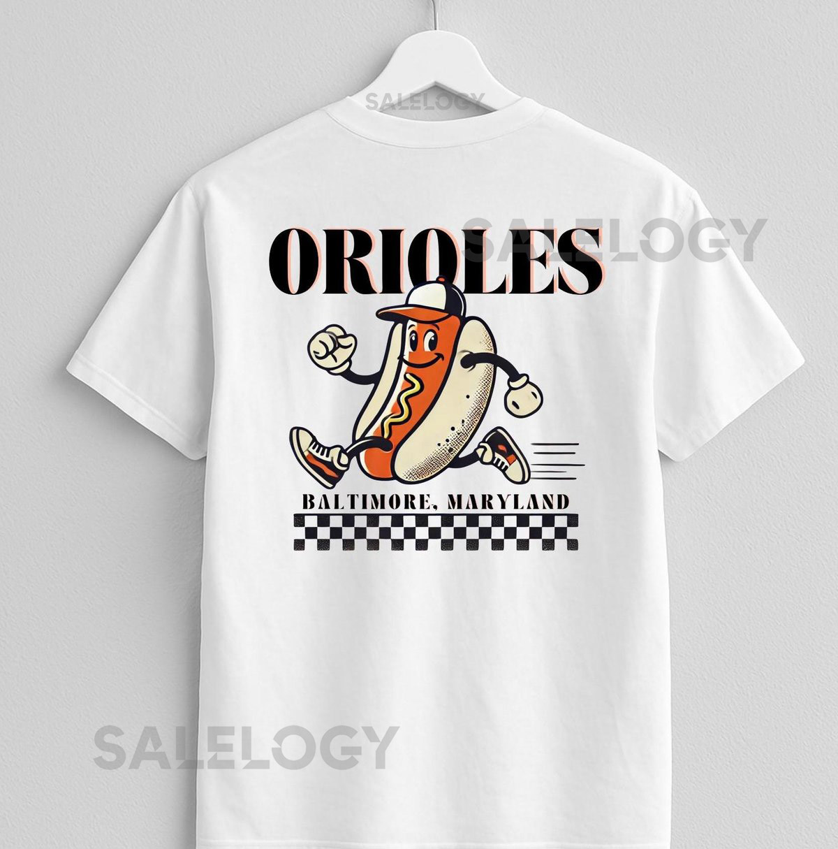 Baltimore Hotdog Baseball Graphic Tee_78
