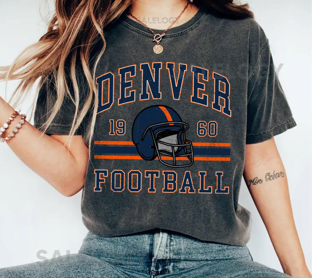 Comfort Colors Denver Broncos 1960 Football T-Shirt Broncos Football Retro Broncos Shirt for Broncos Football Fan Denver Broncos Gift_72