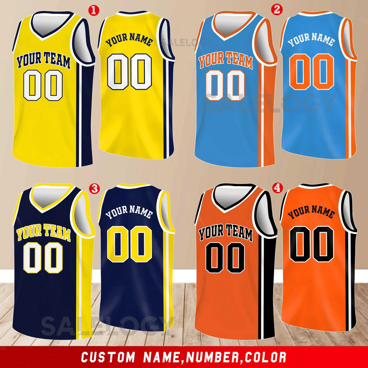 Custom Basketball Jersey Team Name Number Basketball Jersey Team Game Day Outfit Basketball Jersey for Basketball Fan Lovers Players_80