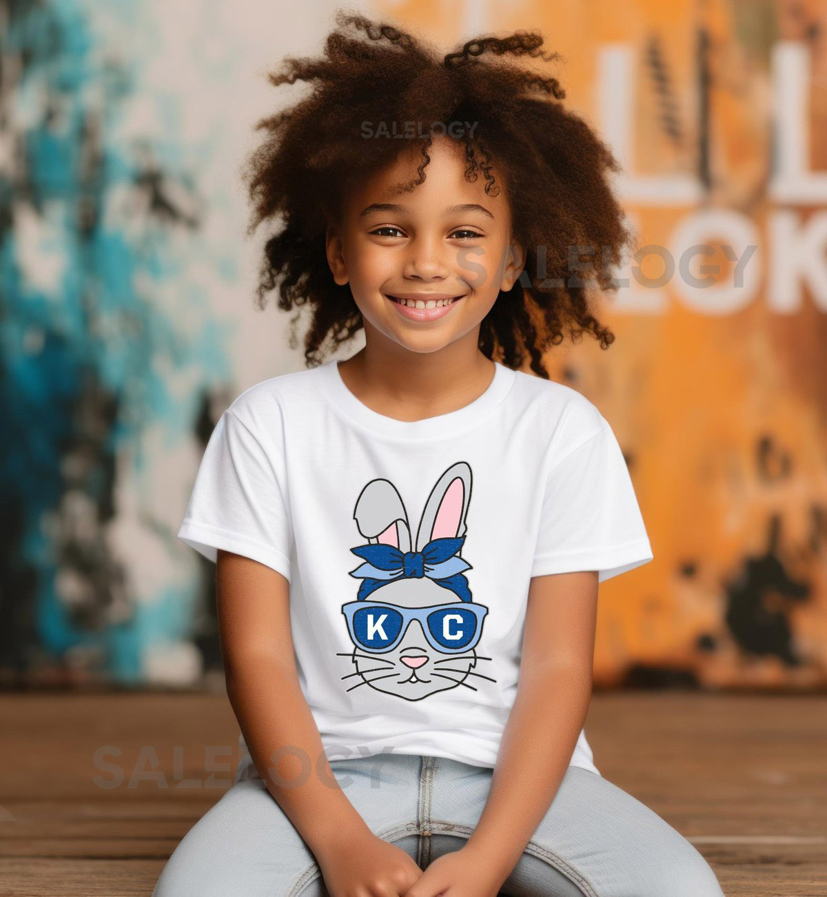 Kansas City Baseball Bunny Shirt_336