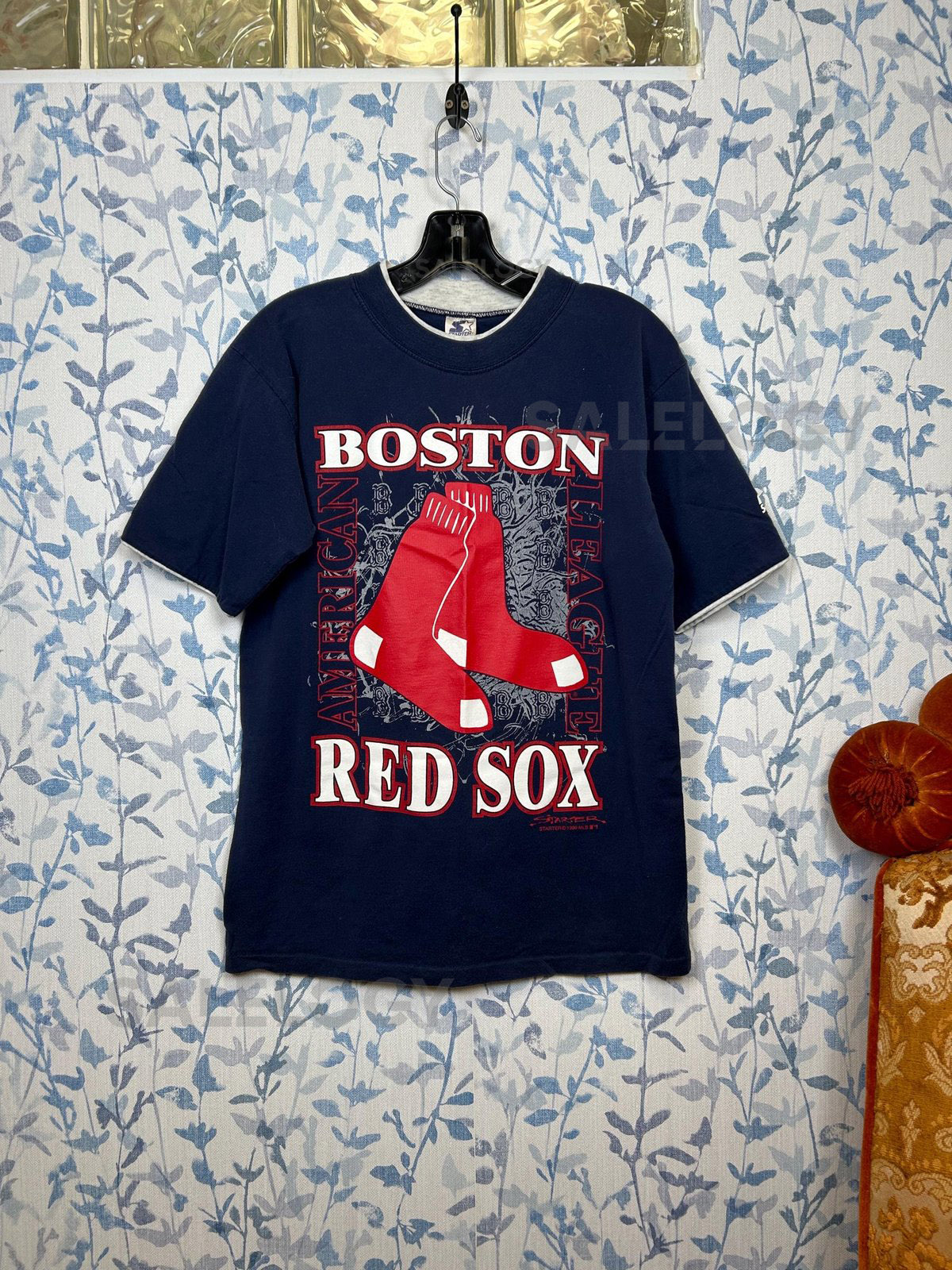 Vintage 1990 Boston Red Sox T-shirt S 90s Sports Sports Shirt Red Socks Collectables Made in Canada Single Stitch_587