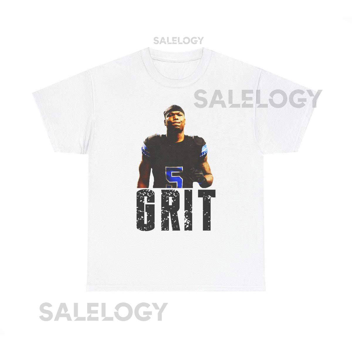 David Montgomery Grit T-shirt Detroit Lions - Unisex Football Fan Apparel Game Day Shirt Lions Merchandise NFL Gift Idea_87