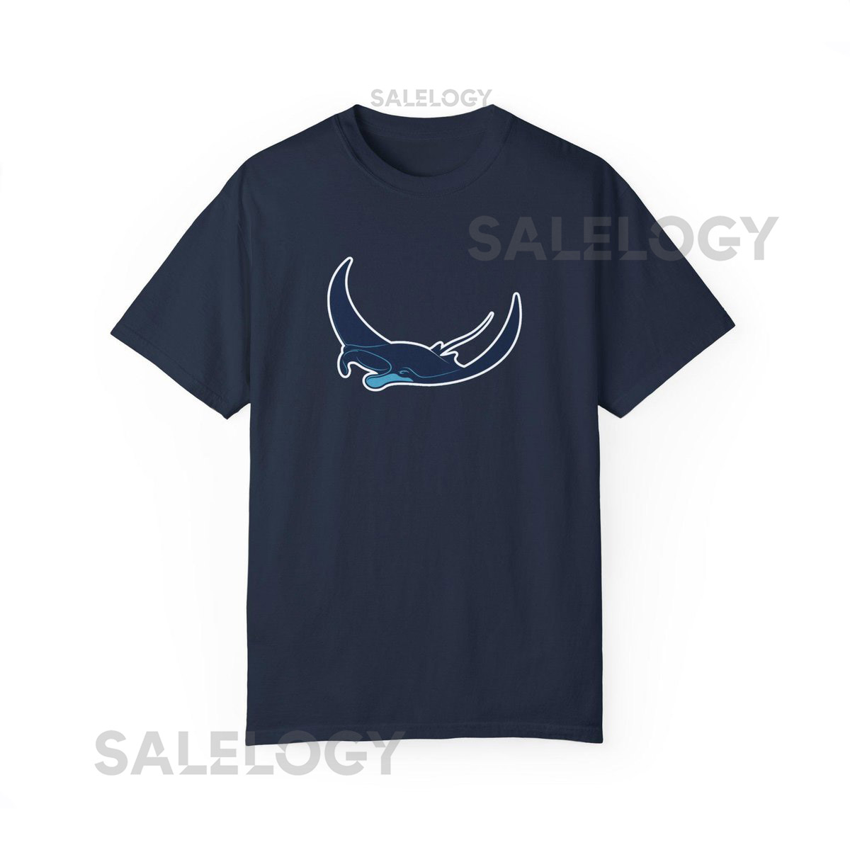 Tampa Bay Logo Unisex T-Shirt Manta Ray Design Beachwear Eco-Friendly Apparel Summer Vibes Marine Life Gift_194