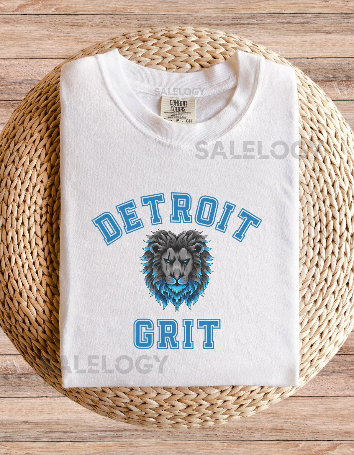 Detroit Lions Grit Comfort Colors T-shirt_248