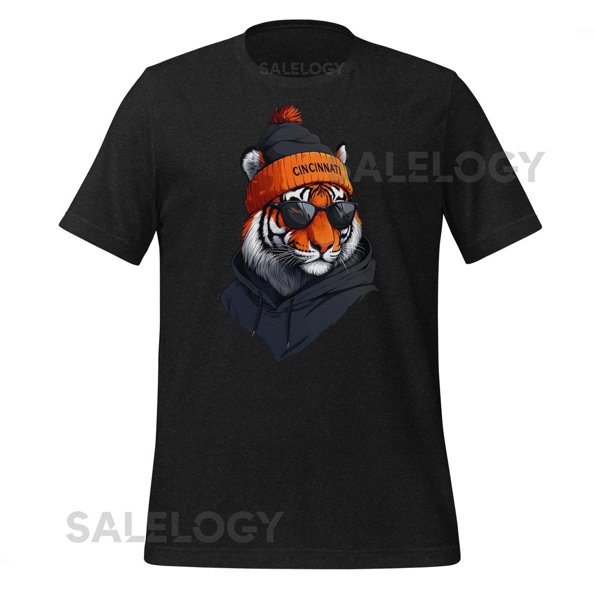 Bengal Tiger Spirit Animal Cincinnati Football Mascot Bella Canvas Unisex t-shirt_196