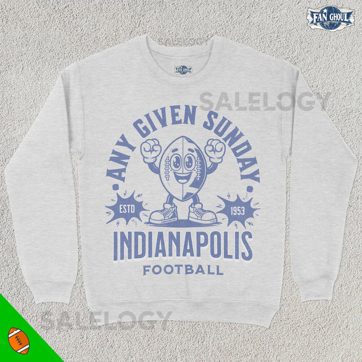 Retro Indianapolis Football Sweatshirt Vintage 70s Mascot American Sweater Football Fan Gift Football Apparel 80s Colt_806