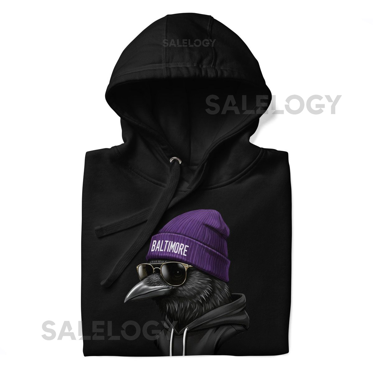 Baltimore Spirit Animal Raven Football Fan Mascot Unisex Hoodie_171
