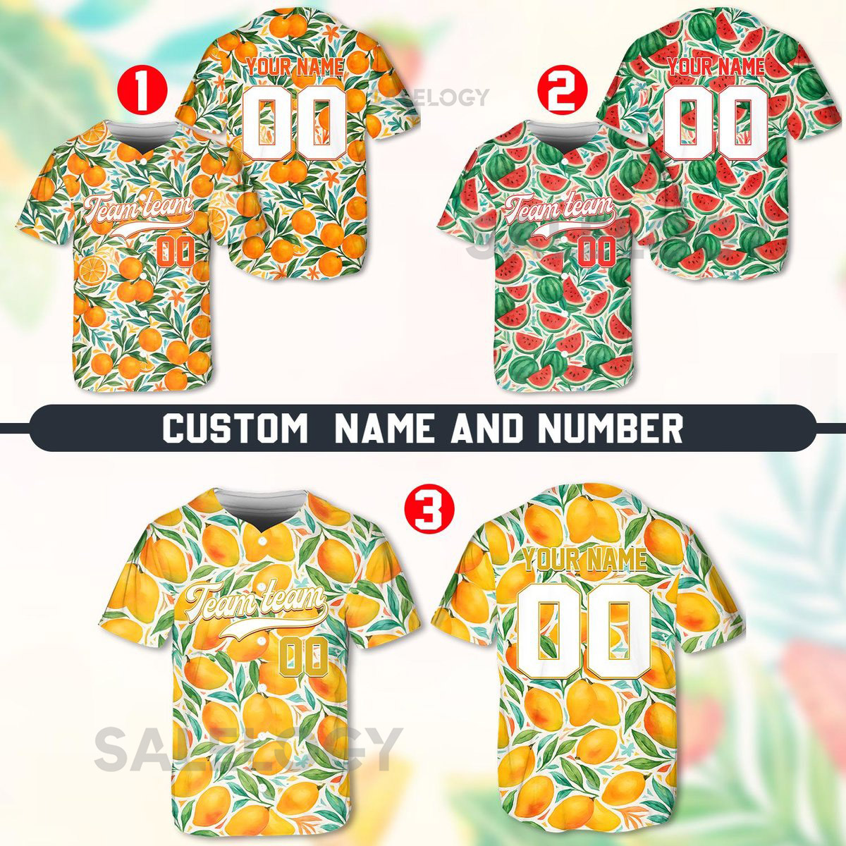Personalized Team Name And Number Baseball Jersey Custom Tropical Baseball Shirt Baseball Jersey Uniform For Baseball Fans Baseball Lovers_552