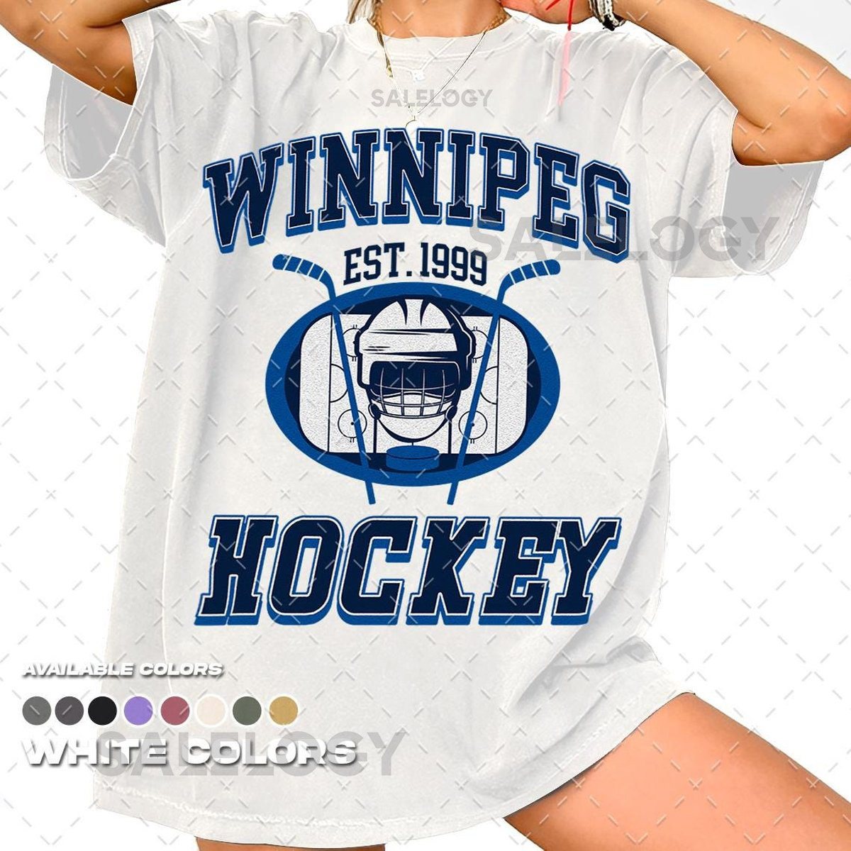 Winnipeg Jets 1999 T Shirt Hockey Team Shirt NHL Shirt Gameday T Shirt Vintage New York Hockey Fan Shirt Comfort Colors Unisex T Shirt_808