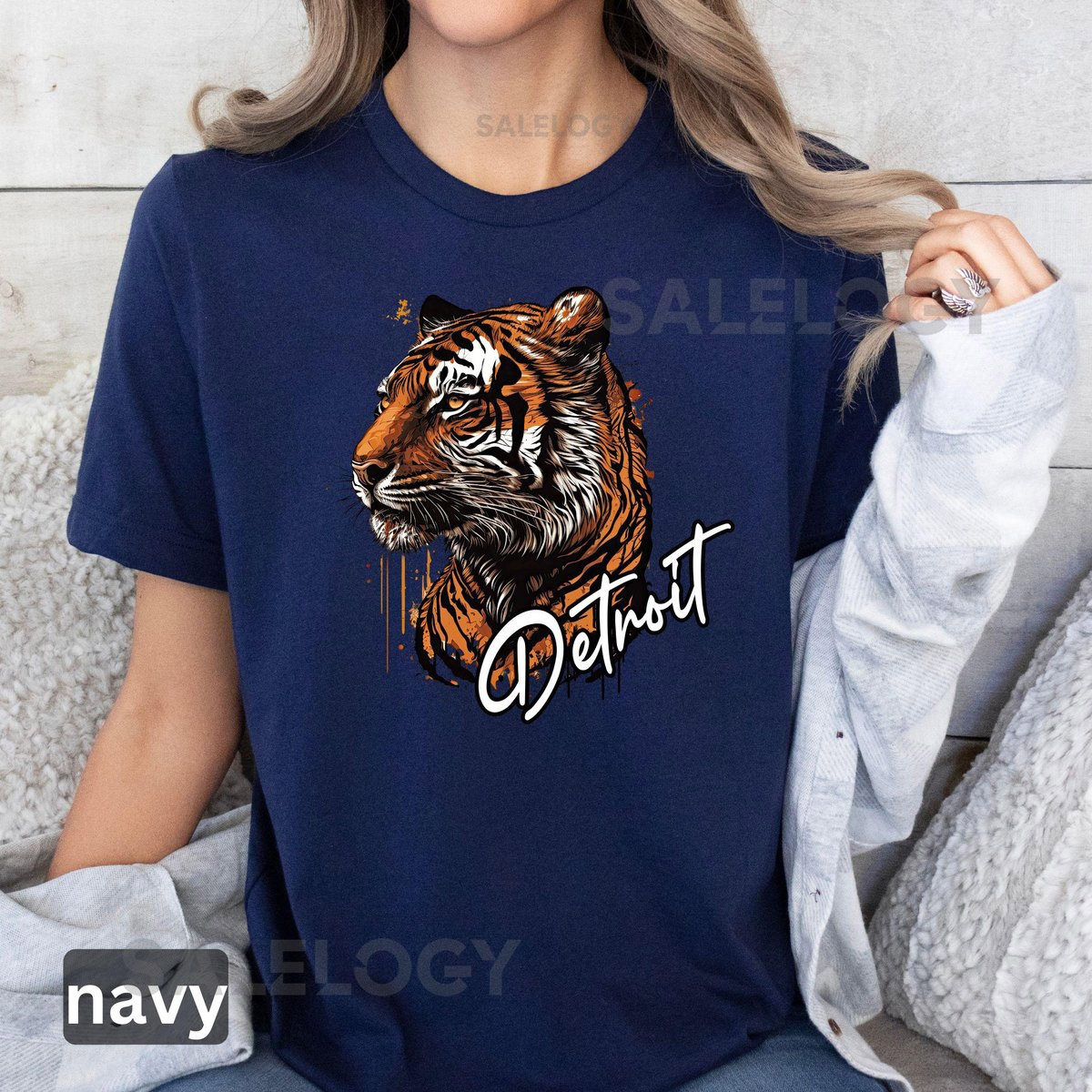 Tigers T-Shirt Graphic Baseball Tee Fall Ball Detroit Baseball Tigers t-shirt Unisex Jersey Short Sleeve_810